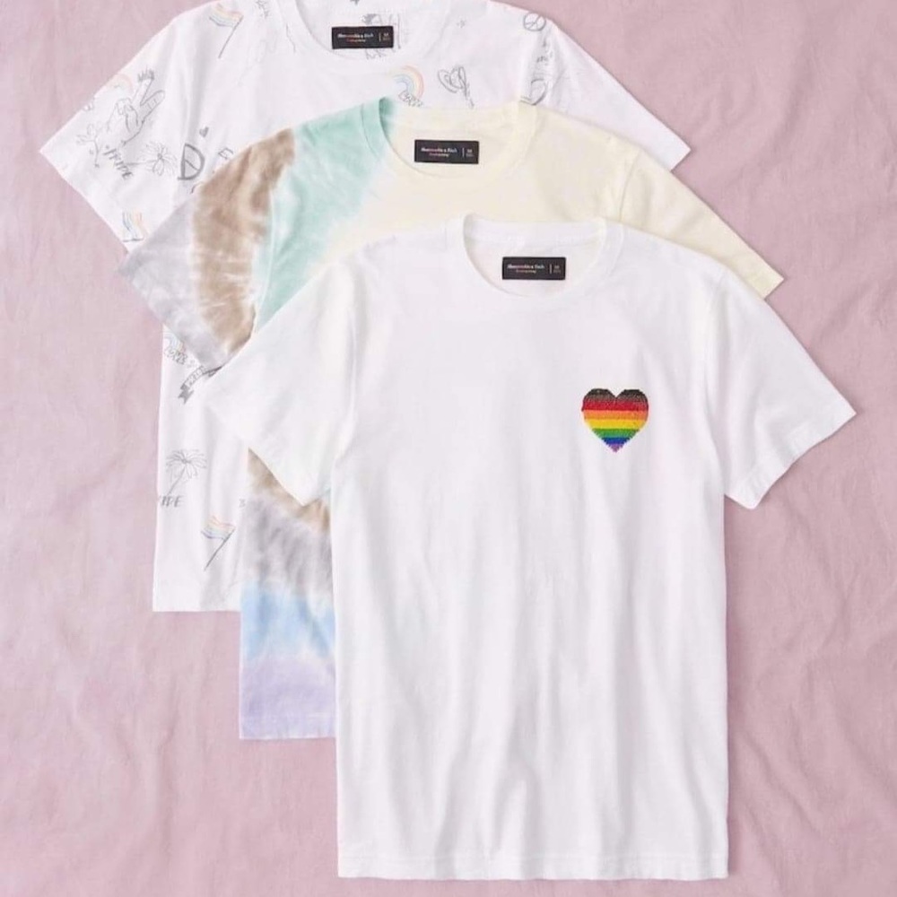 Abercrombie and Fitch 3 pack Pride Collection size XXL NIB
